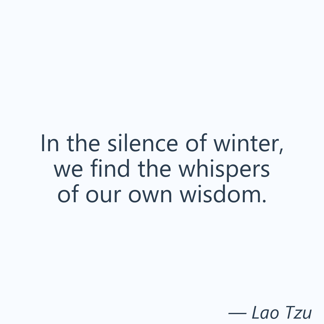 Arctic White Instagram quote template example