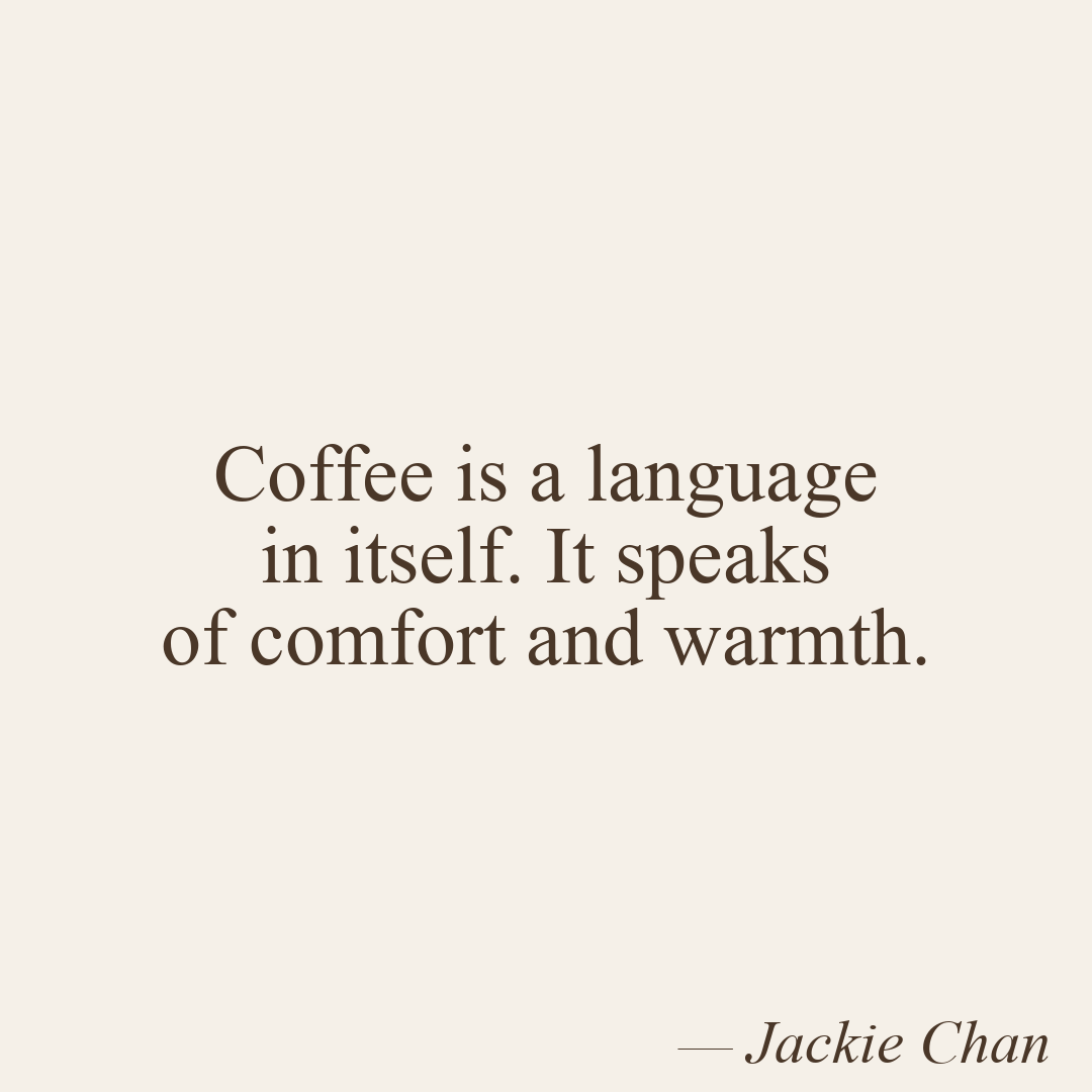 Coffee Brown Instagram quote template example