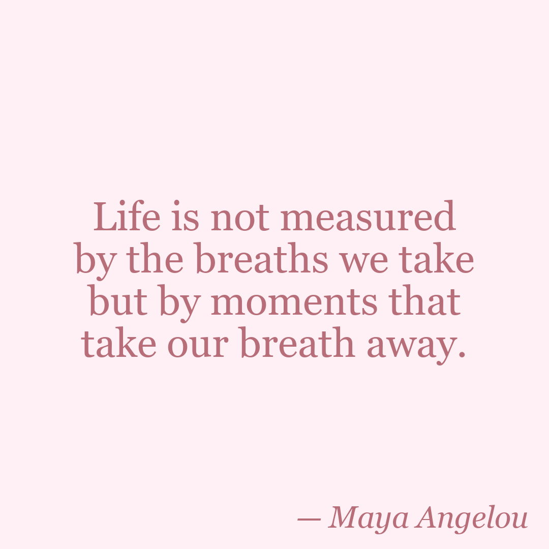 Rose Gold Instagram quote template example